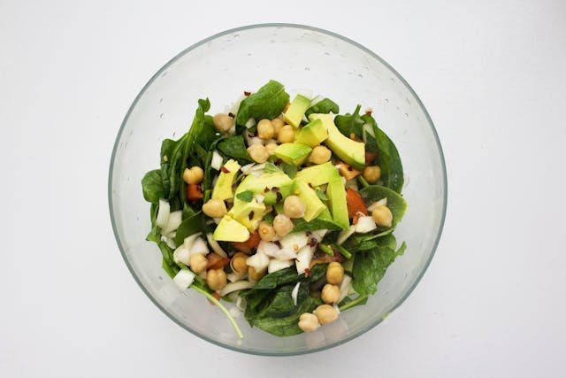 Bulgur Chickpea Salad