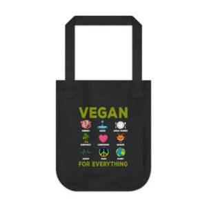 vegan modern tote bag