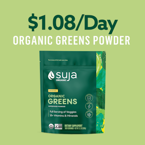 Organic greens powder