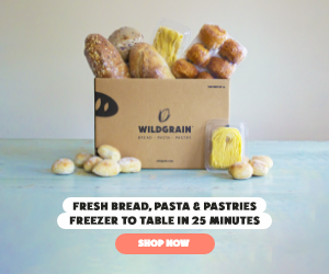 Fresh bread, pasta and pastries.